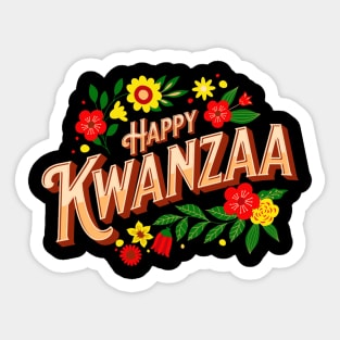 Happy Kwanzaa Sticker